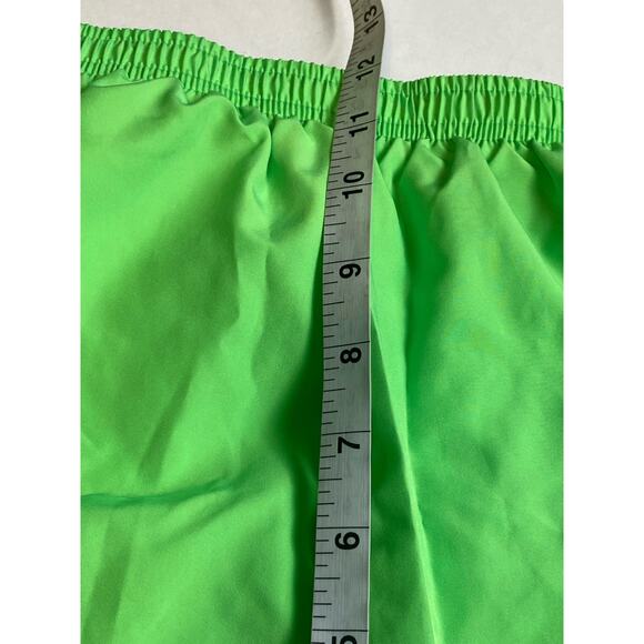 Nike Dri-Fit Women's Neon Green and Blue Running Shorts Size Medium - Picture 8 of 9
